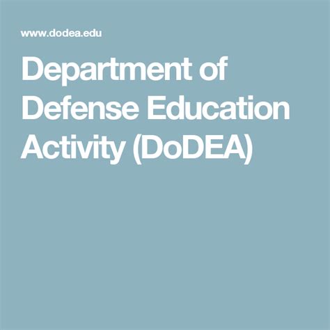 Department of Defense Education Activity